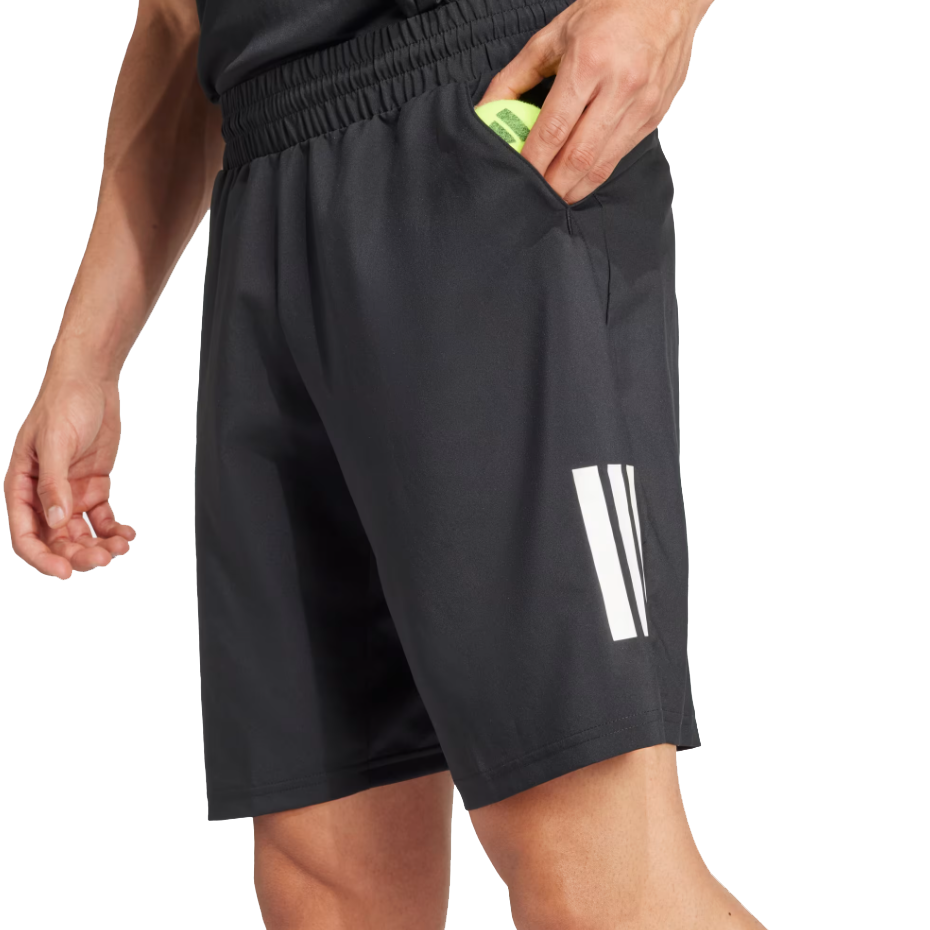 Adidas Men's Club 3 Stripe Shorts Black