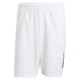 Adidas Men's Club 3 Stripe Shorts White