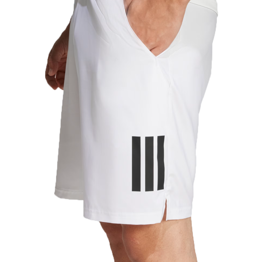 Adidas Men's Club 3 Stripe Shorts White