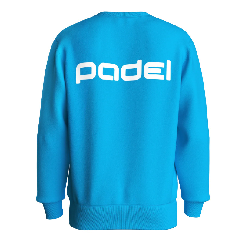 Pallap Vintage Crewneck Jumper Cyan Blue