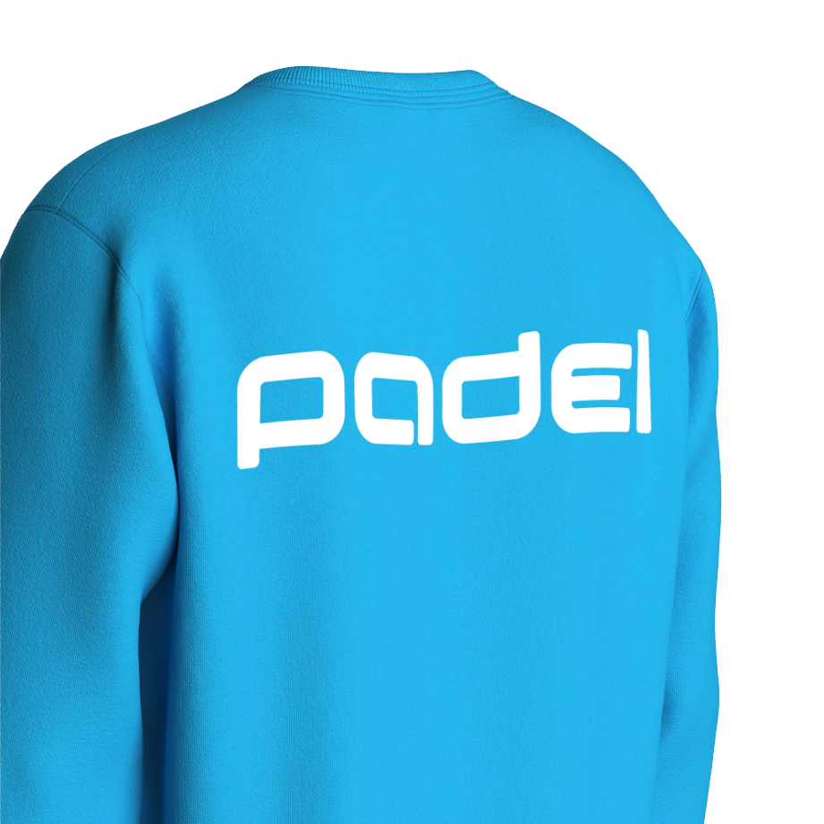 Pallap Vintage Crewneck Jumper Cyan Blue