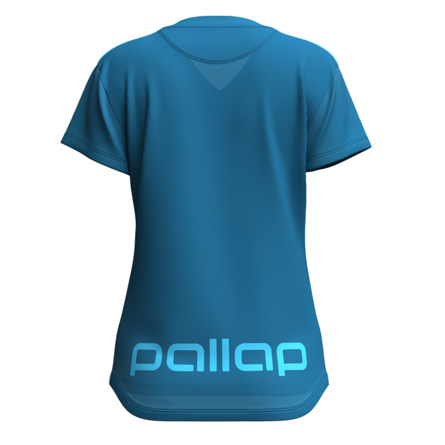Pallap Women's Technical T-Shirt Petrol Blue