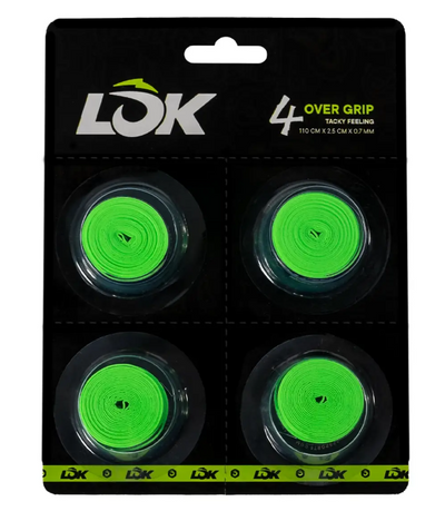 Lok Overgrips 4 Pack - Green