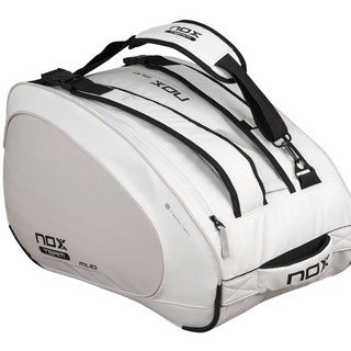 Nox ML10 Team Padel Racket Bag White Grey