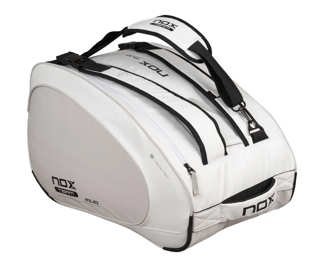Nox ML10 Team Padel Racket Bag White Grey