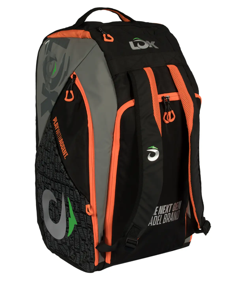 Lok Maxx Gen 2 Padel Racket Bag Black/Orange