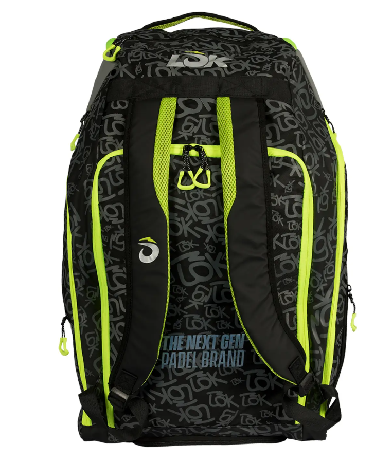Lok Maxx Gen 2 Padel Racket Bag Black/Green