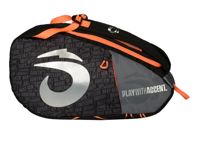 Lok One Padel Racket Bag Black/Orange