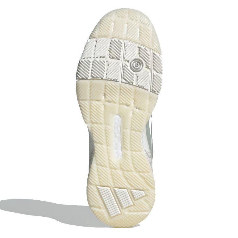 Adidas Women's Crazyquick Boost Padel Shoes White Metallic Silver