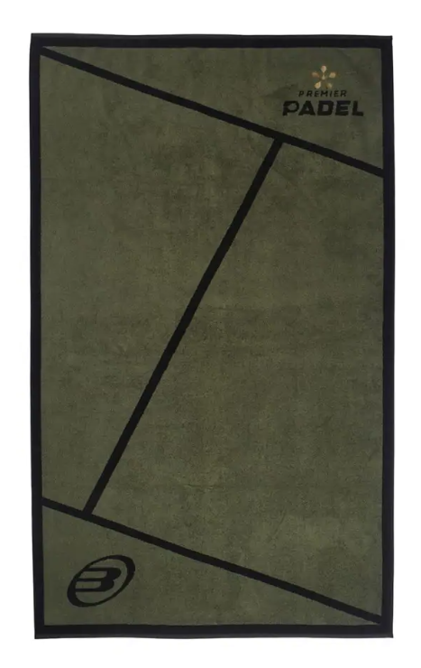 Bullpadel Premier Padel Towel 100x50 Khaki/Black