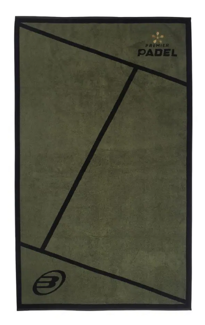 Bullpadel Premier Padel Towel 100x50 Khaki/Black