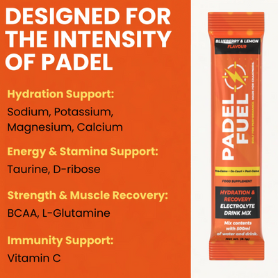 Padel Fuel Electrolyte Drink Mix Sachet X1