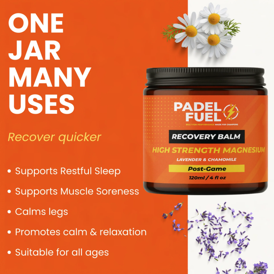 Padel Fuel Magnesium Recovery Balm 120ml