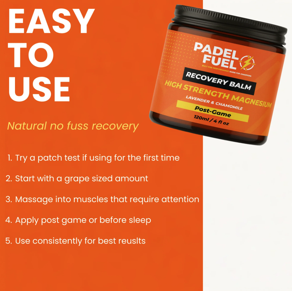Padel Fuel Magnesium Recovery Balm 120ml
