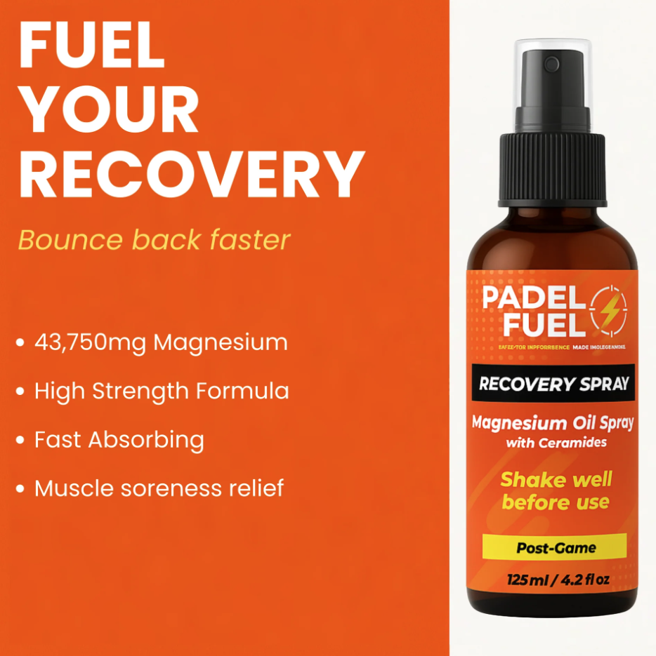 Padel Fuel Magnesium Recovery Oil Spray 125ml
