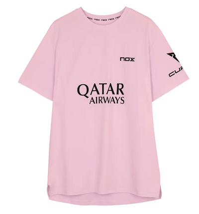 Nox Men's Agustin Tapia AT10 Sponsor T-Shirt Pink