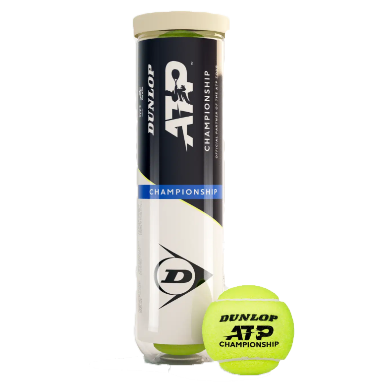 Dunlop ATP Championship Tennis Balls 4 Ball Can