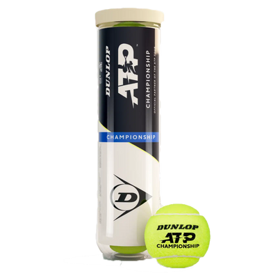 Dunlop ATP Championship Tennis Balls 4 Ball Can