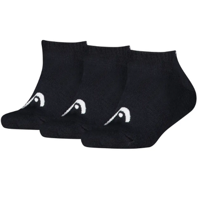 HEAD Sneaker Socks - 3 Pack Black