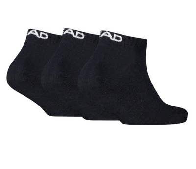 HEAD Sneaker Socks - 3 Pack Black