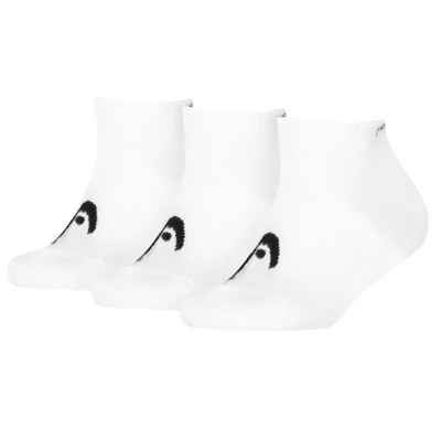 HEAD Sneaker Socks - 3 Pack White