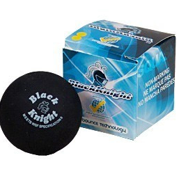 Black Knight Single Yellow Dot Squash Ball X1