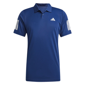 Adidas Men's Club 3 Stripe Polo - Dark Blue