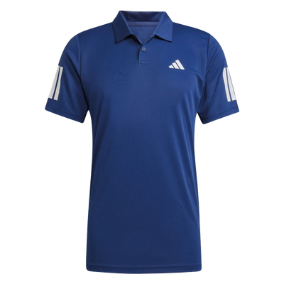 Adidas Men's Club 3 Stripe Polo - Dark Blue