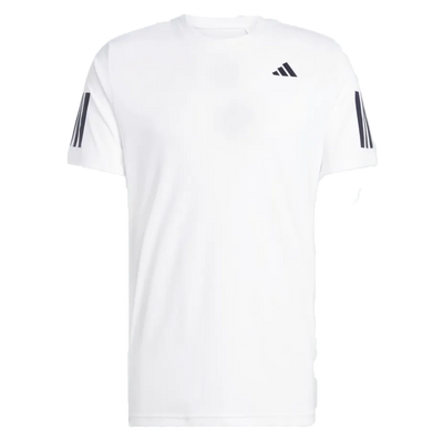 Adidas Men's Club 3 Stripe Tee -  White
