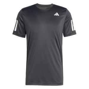 Adidas Men's Club 3 Stripe Tee -  Black