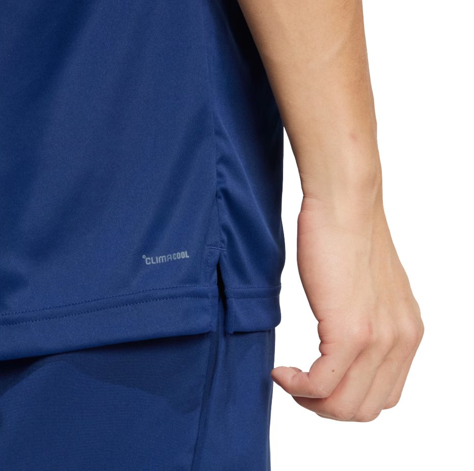Adidas Men's Club 3 Stripe Tee -  Dark Blue