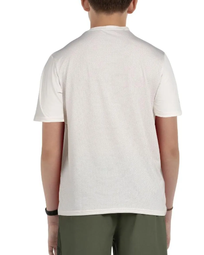 Bullpadel Boy's Patos Premier Padel T-Shirt Ecru