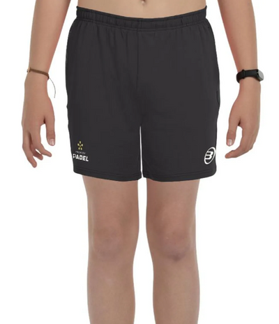 Bullpadel Boy's Preux Premier Padel Shorts Black