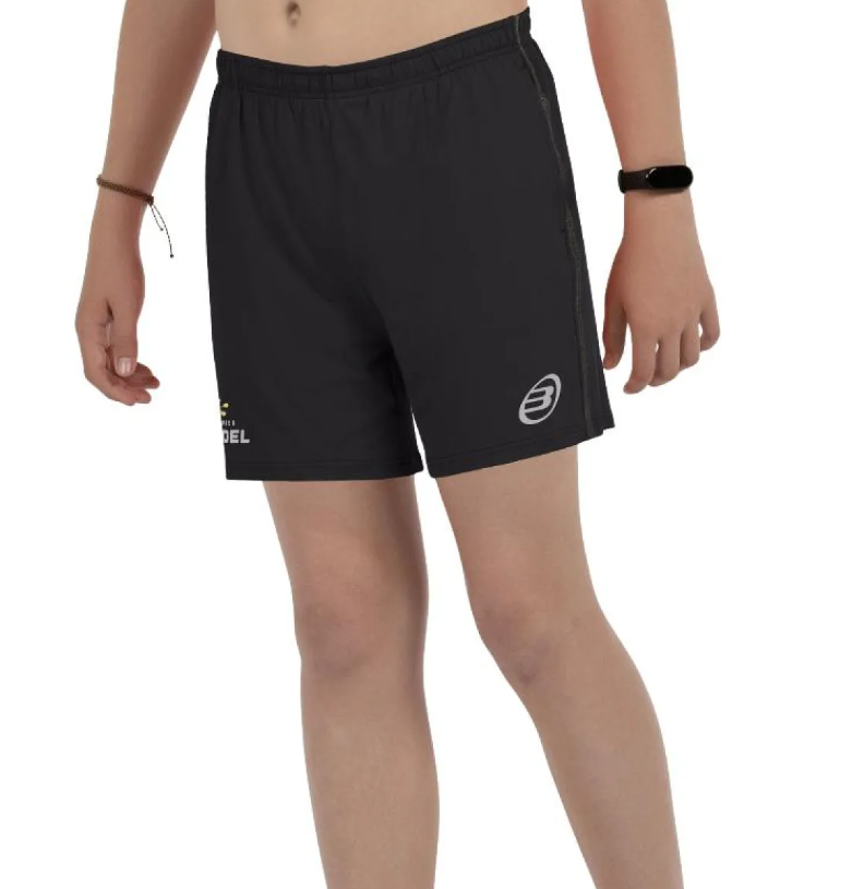 Bullpadel Boy's Preux Premier Padel Shorts Black