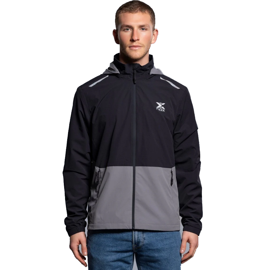 Nox Men's Team Windbreaker Black Grey
