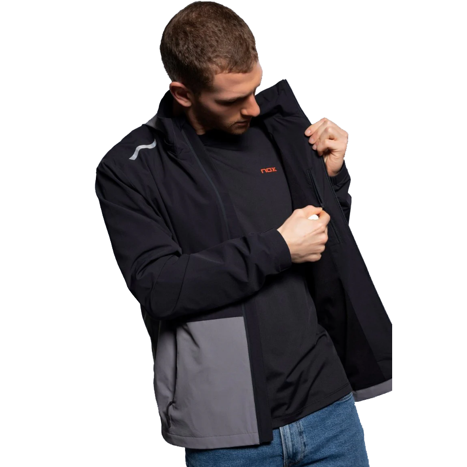 Nox Men's Team Windbreaker Black Grey
