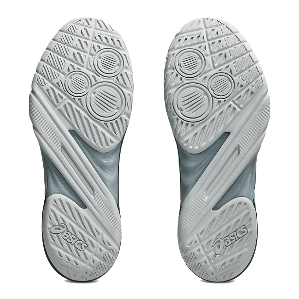 Asics Men's Powerbreak FF Indoor Court Shoes Concrete Illuminate Mint