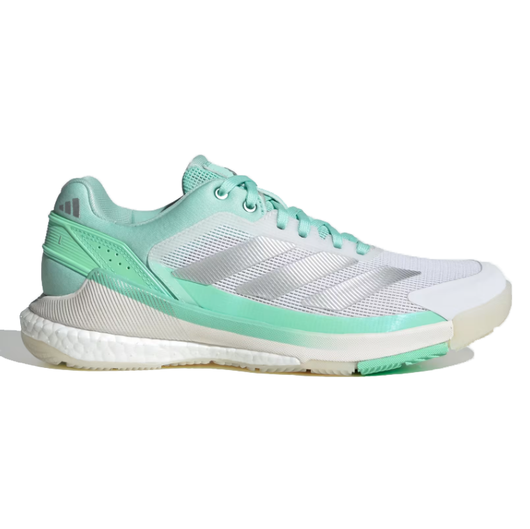 Adidas Women's Crazyquick Boost Padel Shoes White Pulse Mint