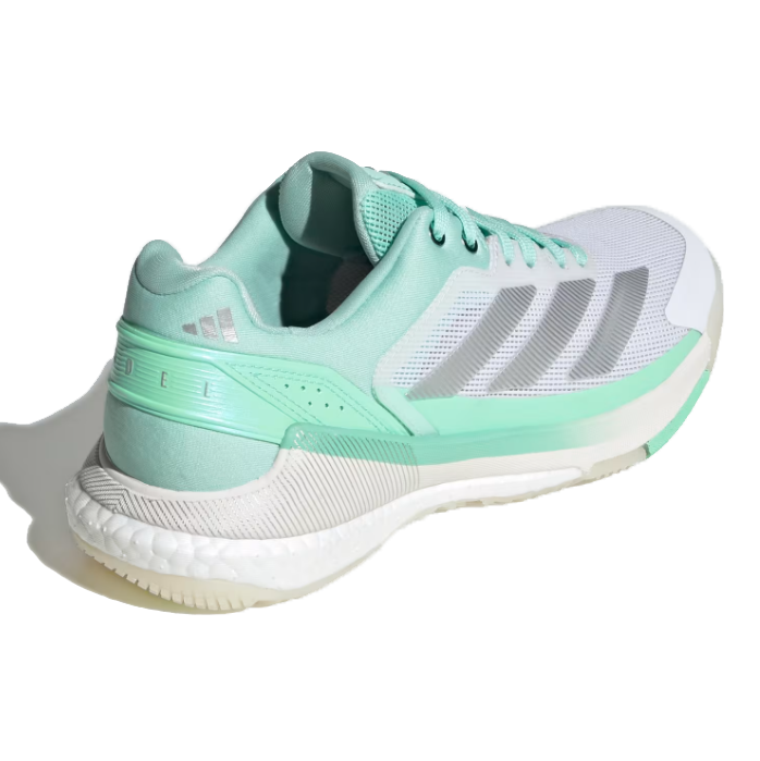 Adidas Women's Crazyquick Boost Padel Shoes White Pulse Mint