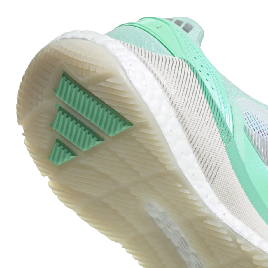 Adidas Women's Crazyquick Boost Padel Shoes White Pulse Mint