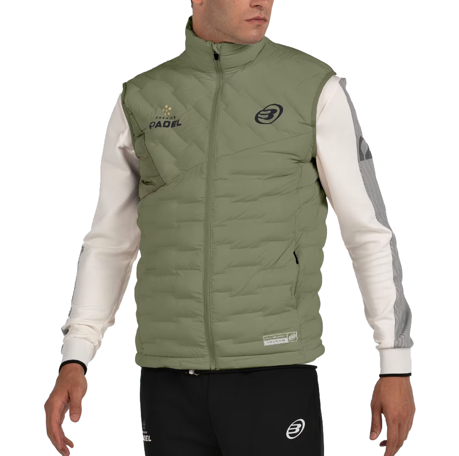 Bullpadel Men's Primo Premier Padel Gilet Khaki
