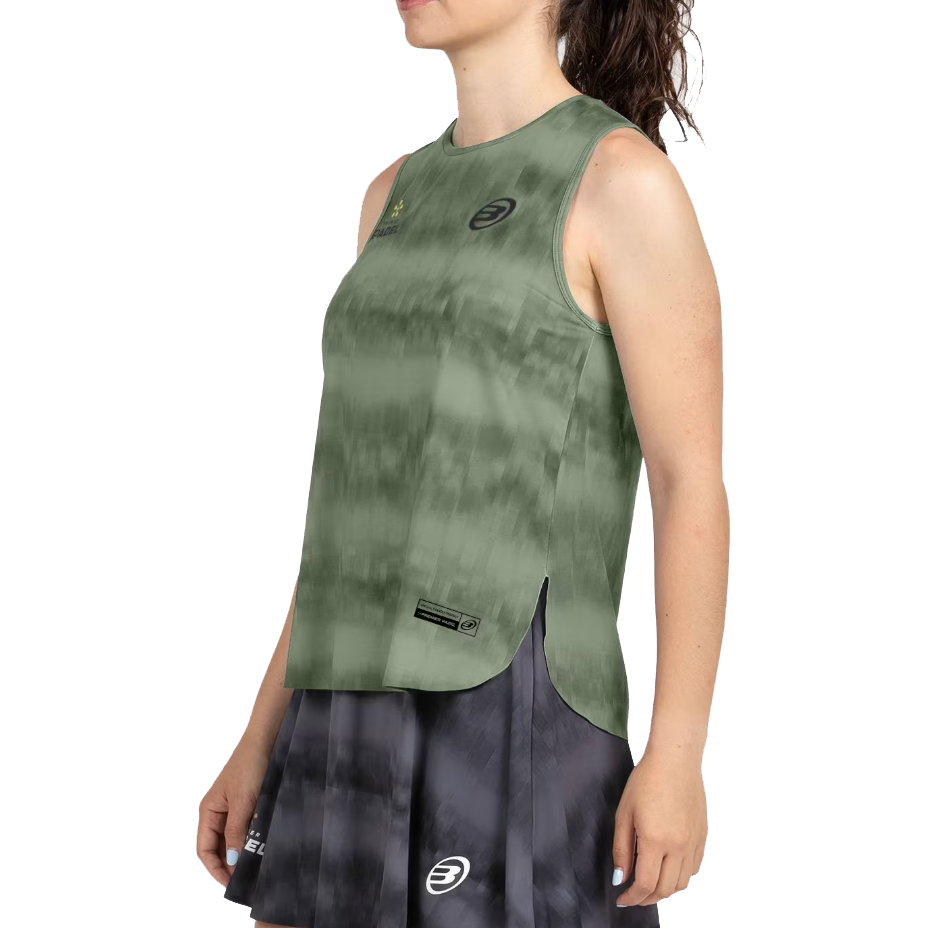 Bullpadel Women's Parnav Premier Padel Tank Top Khaki