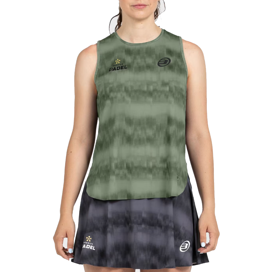 Bullpadel Women's Parnav Premier Padel Tank Top Khaki