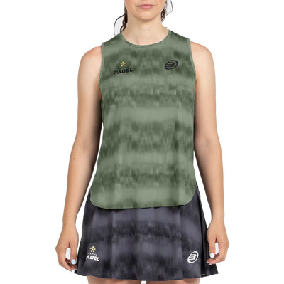 Bullpadel Women's Parnav Premier Padel Tank Top Khaki