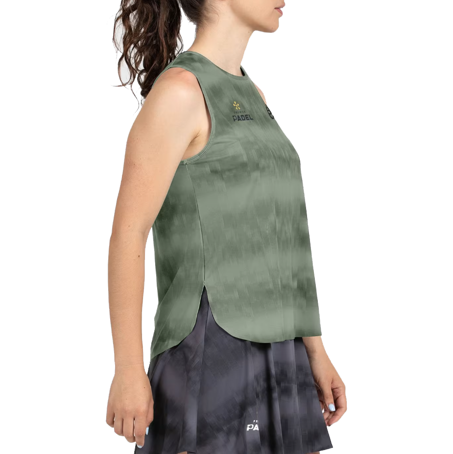 Bullpadel Women's Parnav Premier Padel Tank Top Khaki