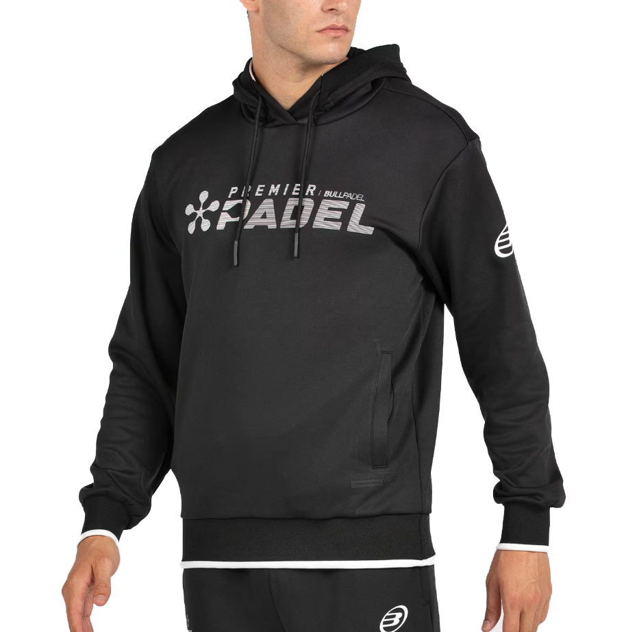 Bullpadel Men's Piatro Premier Padel Sweatshirt Black