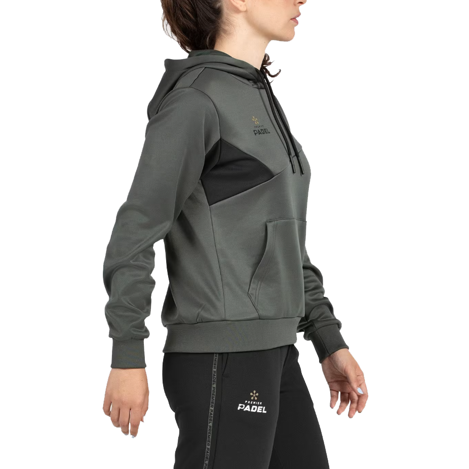 Bullpadel Women's Peder Pemier Padel Sweatshirt Khaki
