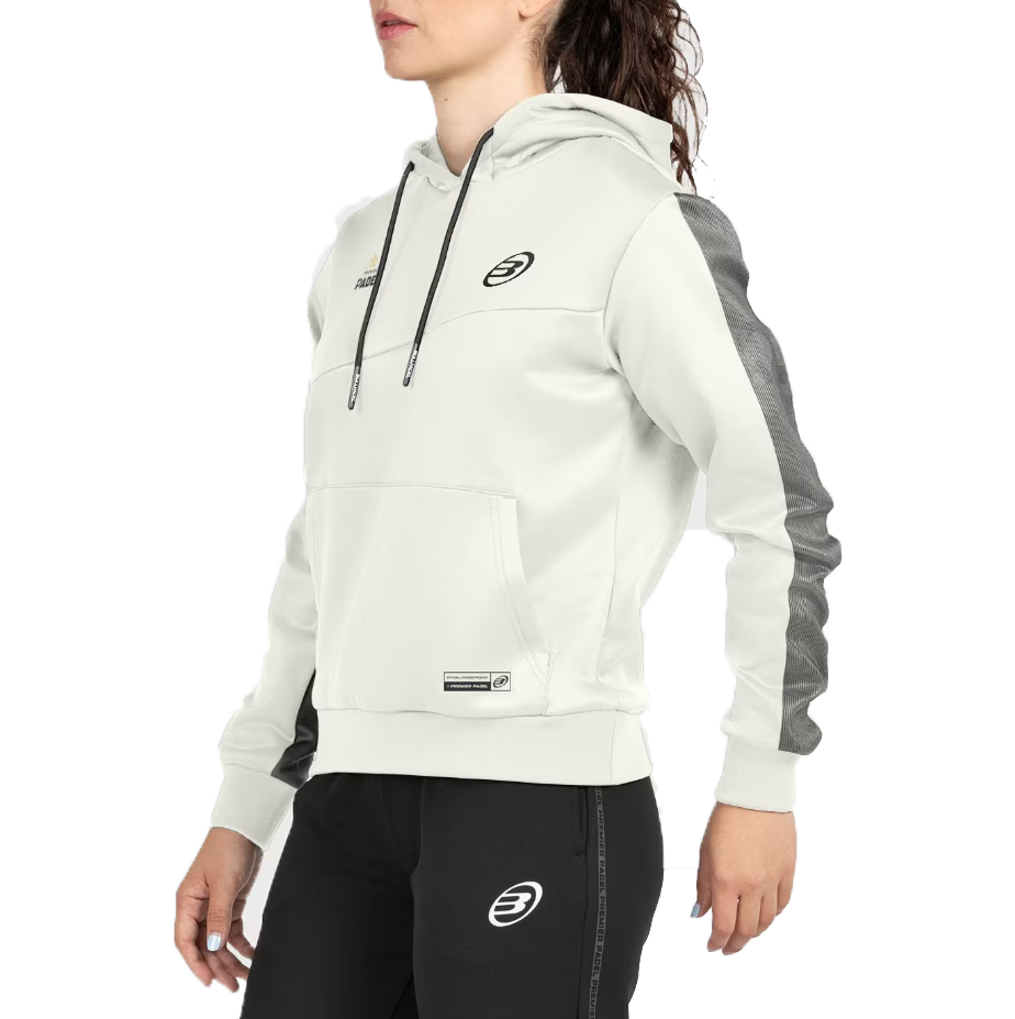 Bullpadel Women's Peder Pemier Padel Sweatshirt Ecru
