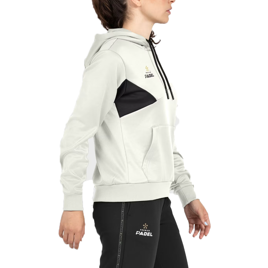 Bullpadel Women's Peder Pemier Padel Sweatshirt Ecru