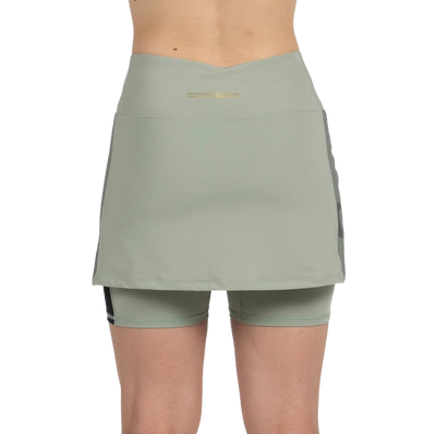Bullpadel Women's Portoa Premier Padel Skirt Eucalyptus